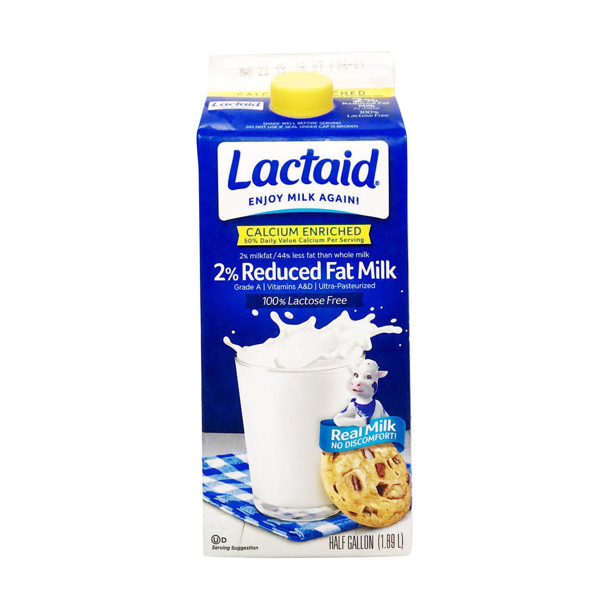 Lactaid Reduced Fat Milk 1.89L