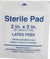 White Cross First Aid Sterile Pads 2x2