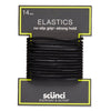 Scunci No Slip Grip Elastics Black 5mm