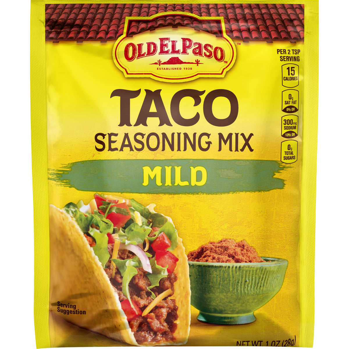 OEP Taco Seasoning Mix L Sodium 1oz