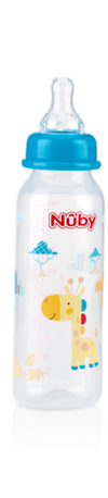 Nuby Feeding Nurser Bottle Non Drip 8oz