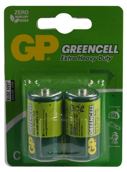 GP C Greencell Batteries 2s