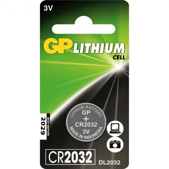 GP CR2032 Lithium Cell 3v
