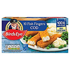 Birds Eye 10 Cod Fish Fingers 280g