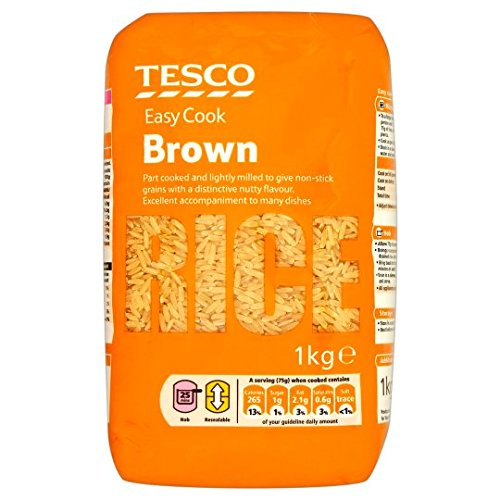 Tesco Easy Cook Brown Rice 1kg
