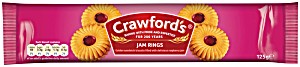 Crawfords Jam Rings 125g