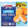 Youngs Breaded 4 Cod Fish Cakes  200g