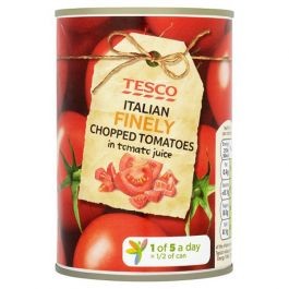 Tesco Ital Finely Chopped Tomatoes 400g