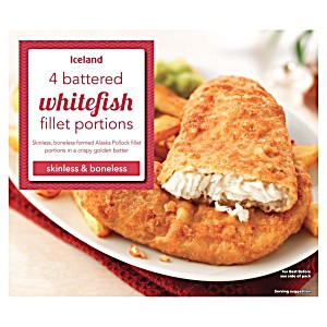 Iceland Battered Whitefish Fillets 400g