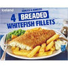 Iceland 4 Breaded Whitefish Fillets 400g