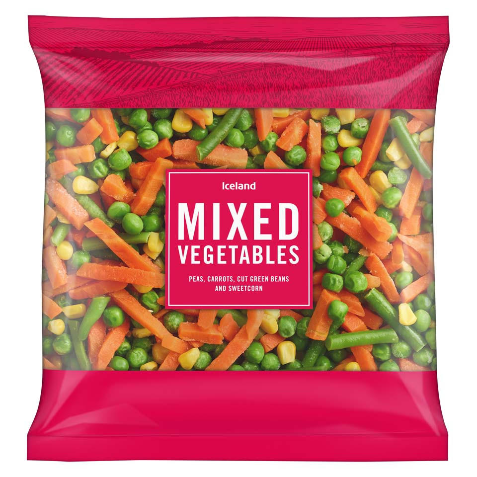 Iceland Mixed Vegetables 900g