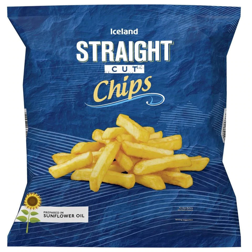 Iceland Straight Cut Chips 1.25kg
