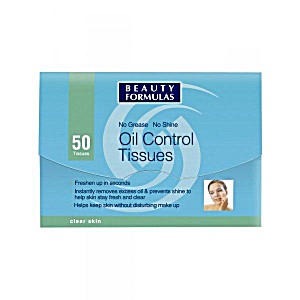 B F Oil Control Tissues 50s