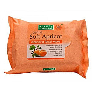 B Formulas Apricot Facial Wipes 30s