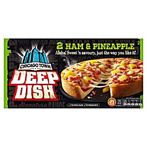 Chicago Ham amd Pineapple Pizza 330g