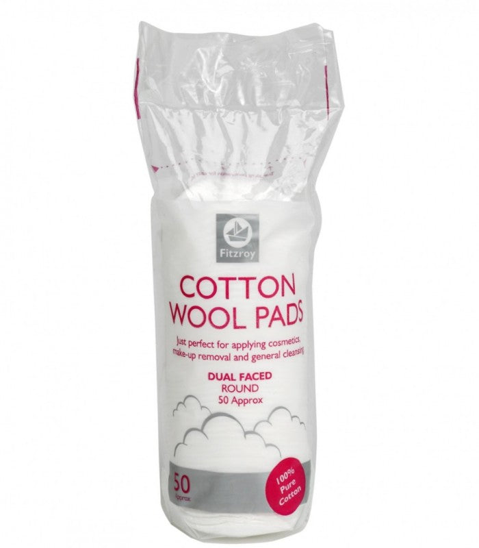 Round Cotton Balls W Pads 50's