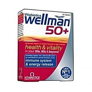 Vitabiotiocs Wellman 50+ Tablets 30s