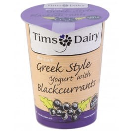Tims Greek Style Yogurt B'Currant 450g