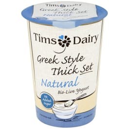 Tims Dairy Thick Set Natural Yogurt 450g