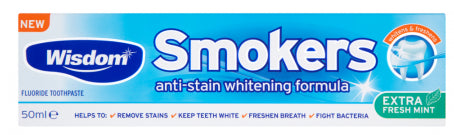 Wisdom Smoker Fresh Mint Toothpaste 50ml