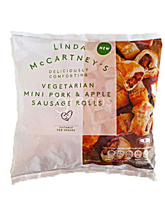 L M's Veg P & A Sausages Mini Roll 340