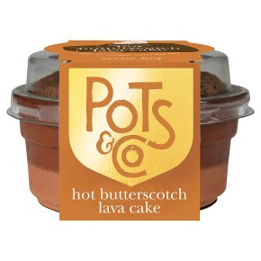 Pots Hot Butterscotch Lava Cake 125g