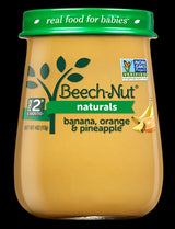 Beech Nut Stage2 Just Banana Orange Pineapple 4oz