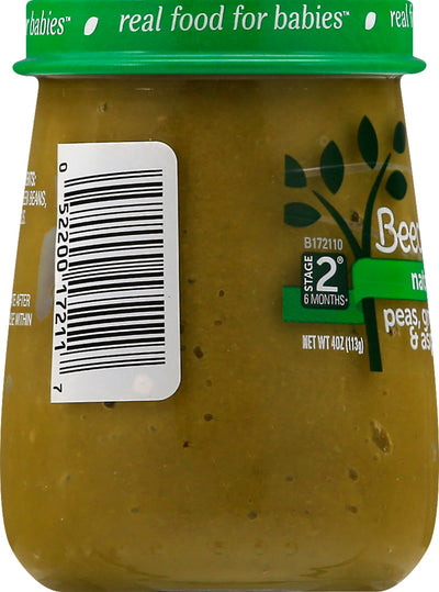 Beech Nut Stage2 Peas Green Beans Asparagus 4oz