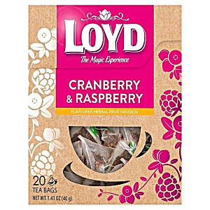 Loyd Cranberry Rasberry Tea 20's