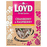 Loyd Cranberry Rasberry Tea 20's