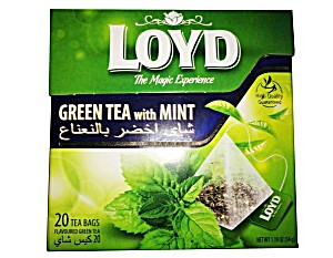 Loyd Green Tea With Mint 20's