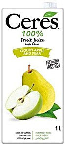 Ceres Cloudy Apple & Pear Juice 1L