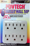 Powertech 6 Outlet Wall Tap