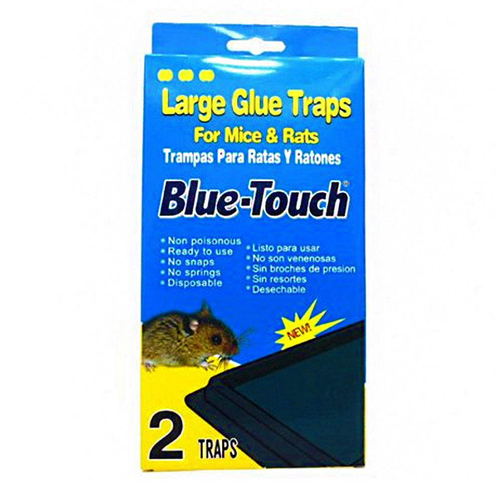 Blue Touch Mouse Glue Traps 2pk Lg