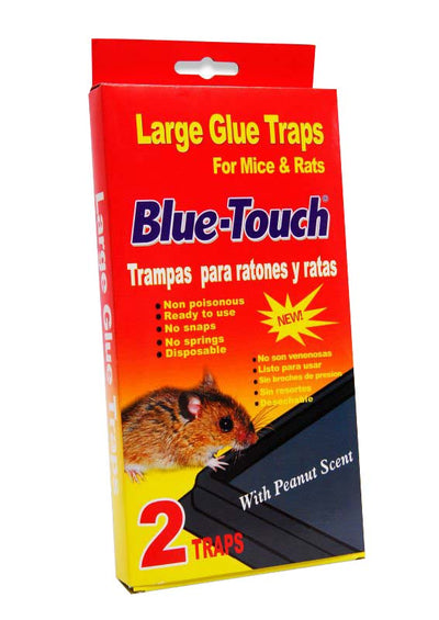 Blue Touch Mouse Glue Traps 2pk Lg