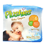 Plushies S6 Ultra-Thin Baby Diapers 20s