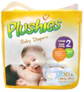 Plushies S6 Ultra-Thin Baby Diapers 20s