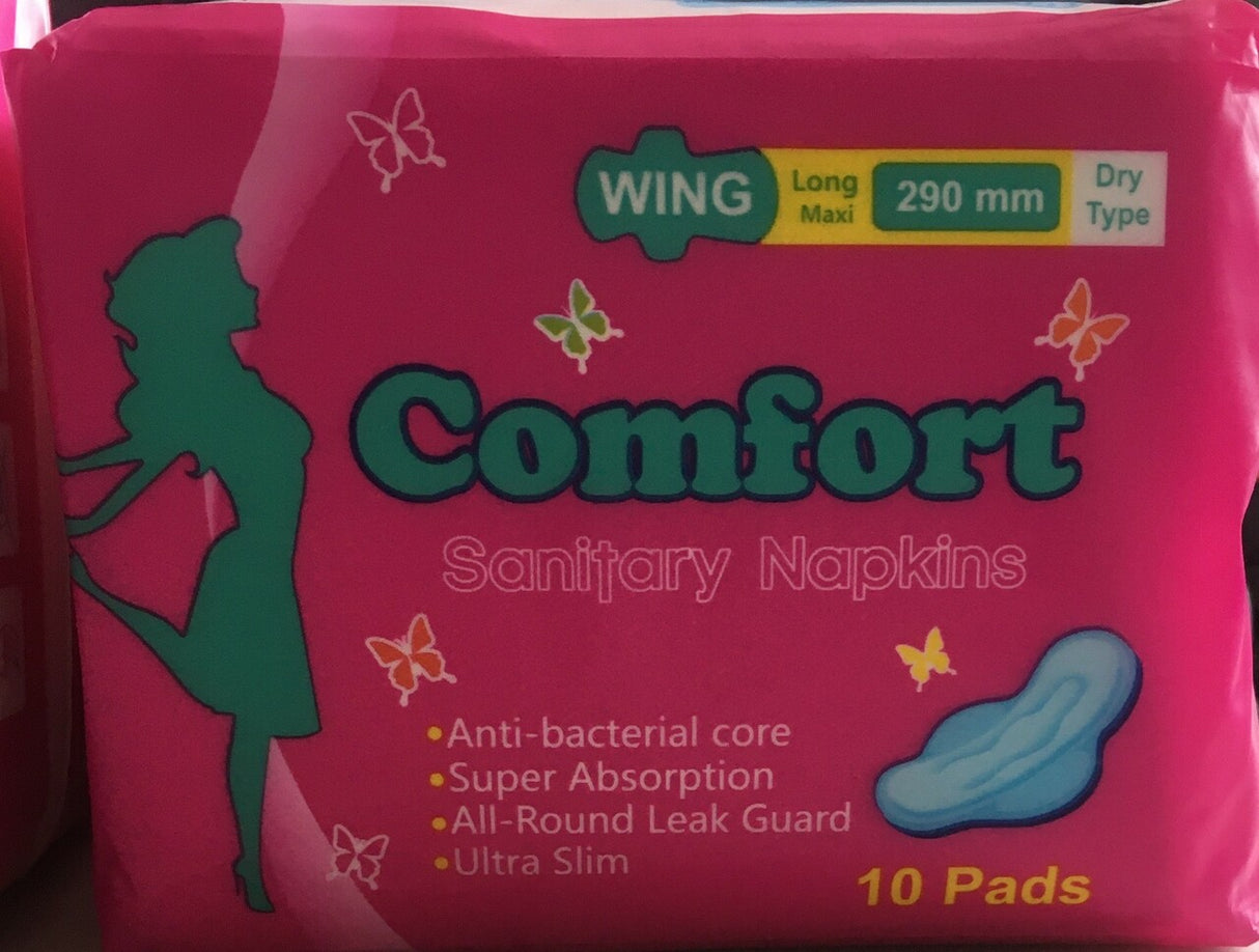 Comfort S Napkins Wing Reg Maxi 10s