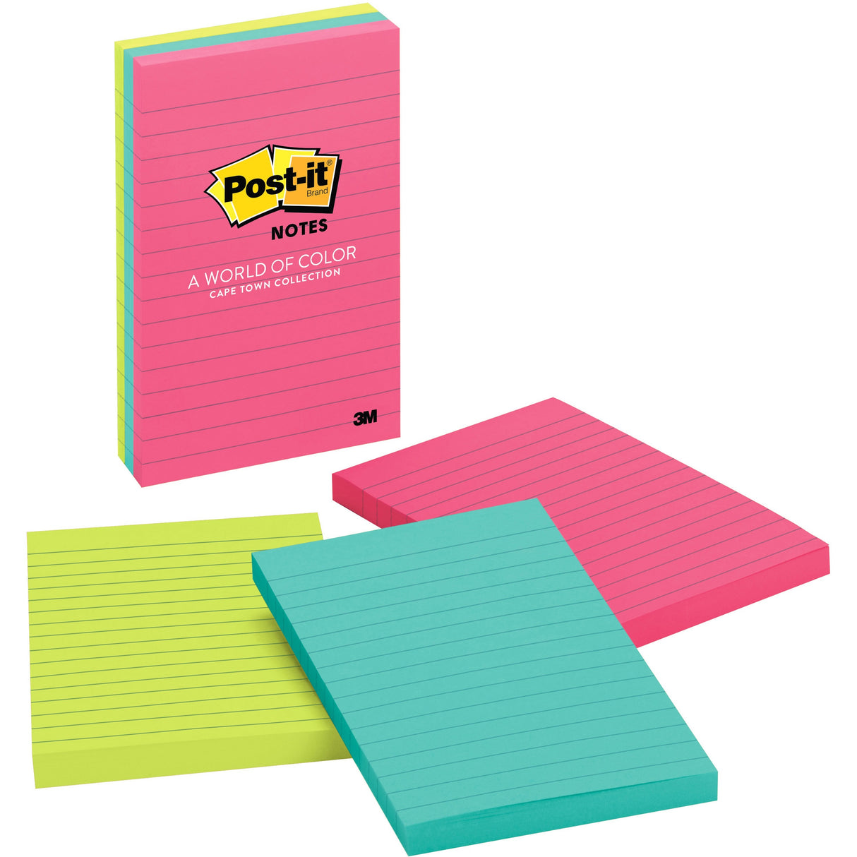 Neon Sticky Notes Pad 300Sht