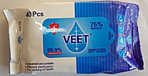 Veet Disinfectant Wet Wipes 40pcs