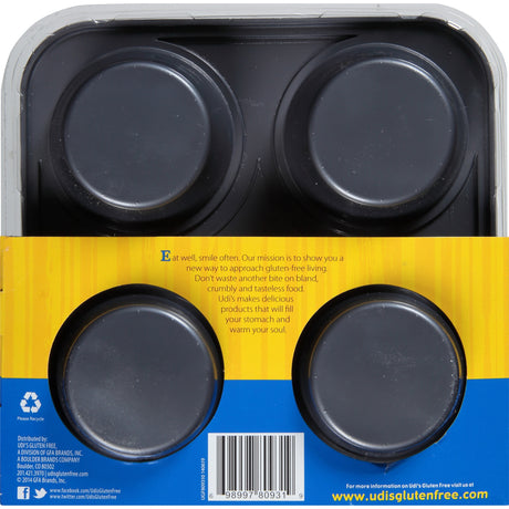 Udis Gluten Free Blueberry Muffins 12oz
