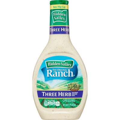 Hidden Valley Ranch Three Herb Salad Dressing 16oz