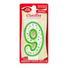 Betty Crocker Numeral Candle #9