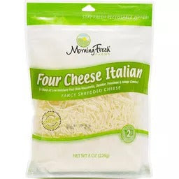 Morning Fresh Farms Four Cheese Italian 8oz