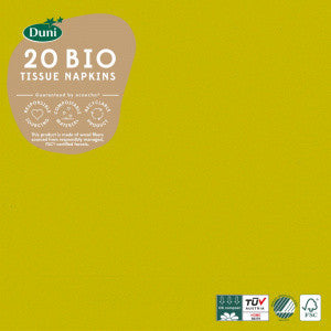 Duni Kiwi Tissue Napkins 20PK