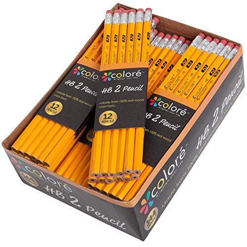 Studmark Pencil Yellow with Eraser HB-2