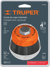 Truper C Wire End Brush Coarse 4"