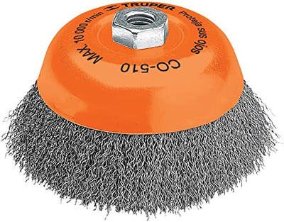 Truper C Wire End Brush Coarse 4"