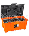 Truper Plastic Orange Tool Box 16"