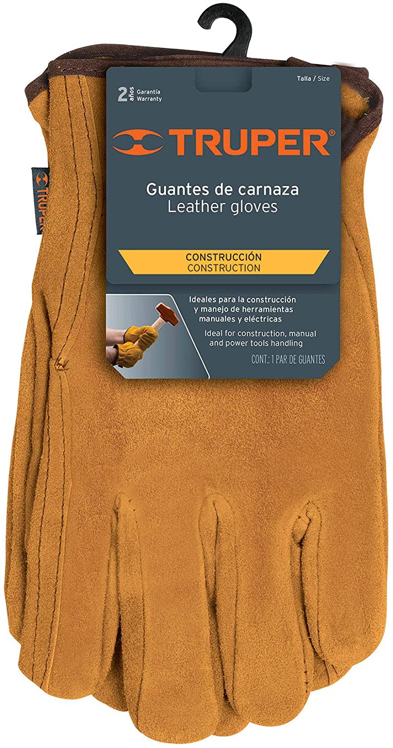 Truper Construction Leather Gloves